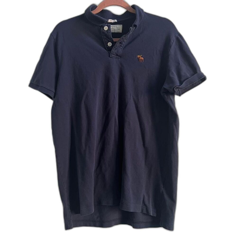 Abercrombie & Fitch Navy Polo Shirt